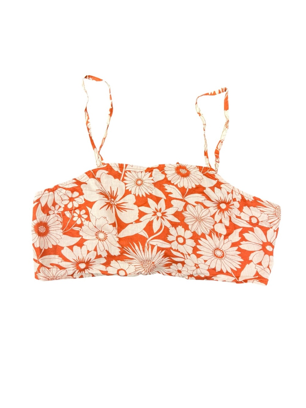 American Eagle Floral Crop Top Size Large